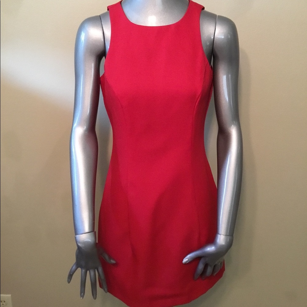 Vintage Rampage red mini dress EUC